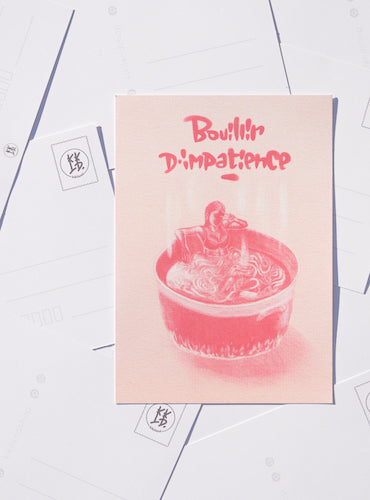 "Bouillir d'impatience"